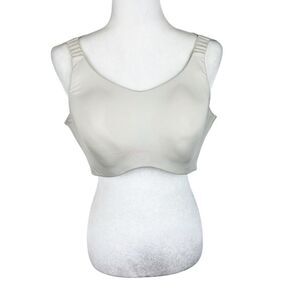 Calia Sports Bra Women Extra Large Ivory Padded Pullover Racerback High Support